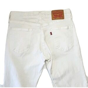 VTG Y2K WHITE 511 Levi's Jeans Men's 32/30 Slim Fit Stretch Straight Leg EUC